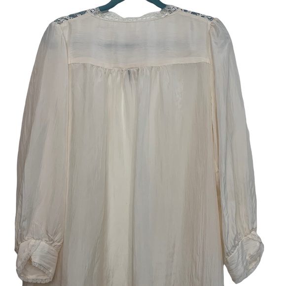 White Rose Katherine Harestad Dressing Robe Size Small - Picture 11 of 12